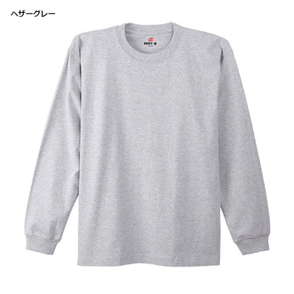 HANES ヘインズ ビーフィー ロンT 長袖 無地 厚手 (H5186)