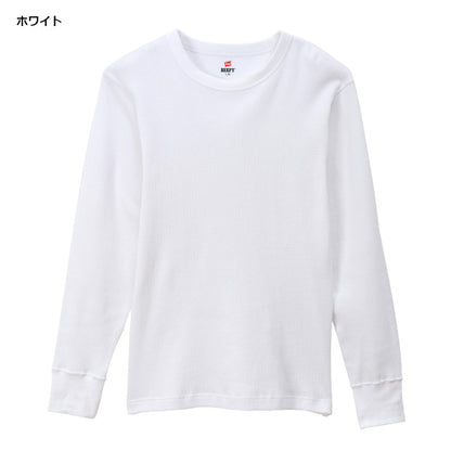 HANES ヘインズ ビーフィー ロンT 長袖 サーマル 無地 (HM4-Q103)