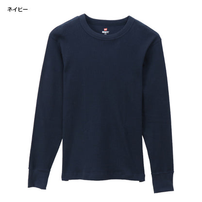 HANES ヘインズ ビーフィー ロンT 長袖 サーマル 無地 (HM4-Q103)