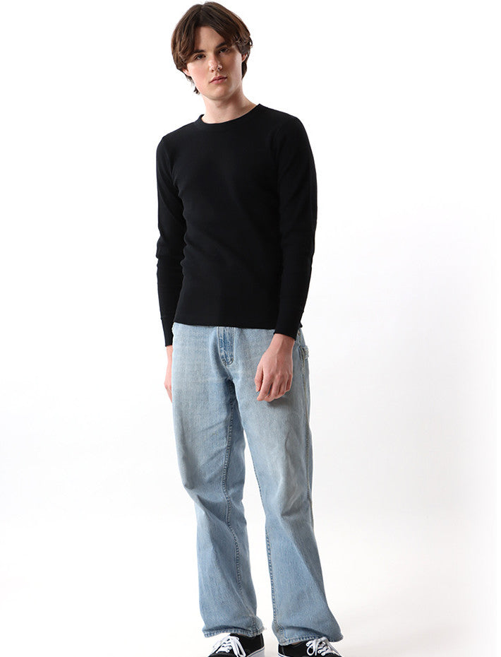 HANES ヘインズ ビーフィー ロンT 長袖 サーマル 無地 (HM4-Q103)