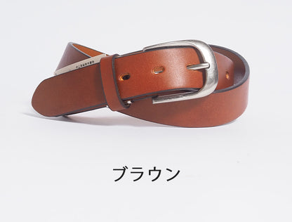 飯田工房 イイダコウボウ レザーベルト 牛革 日本製 (IK3301)