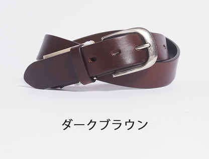 飯田工房 イイダコウボウ レザーベルト 牛革 日本製 (IK3301)