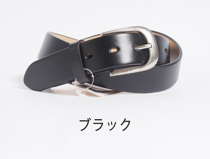 飯田工房 イイダコウボウ レザーベルト 牛革 日本製 (IK3301)