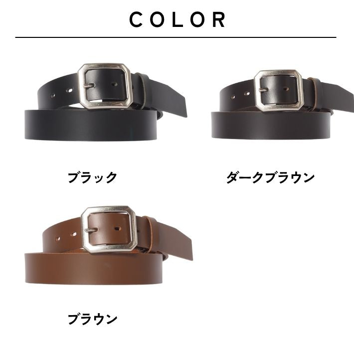 飯田工房 イイダコウボウ レザーベルト ギャリソン 牛革 日本製 (IK3528)
