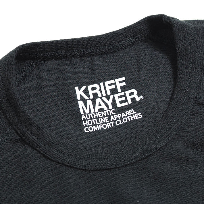 KRIFF MAYER クリフメイヤー ヘビーリップル7分袖Tシャツ 無地 (2237850)
