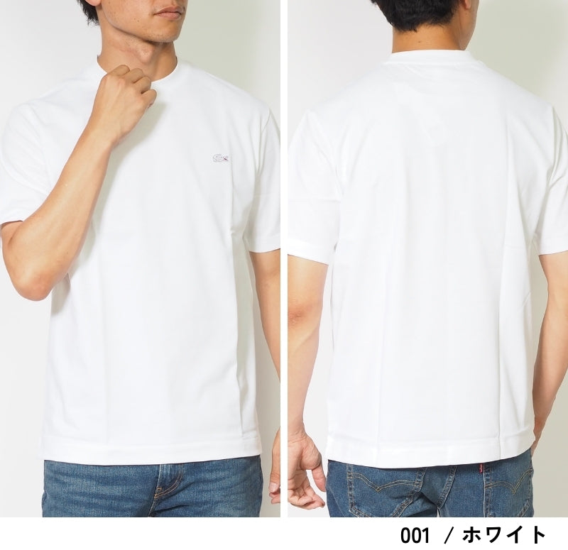 LACOSTE ラコステ Tシャツ 半袖 クルーネック ワンポイント 無地 クラシックフィット (TH5582)