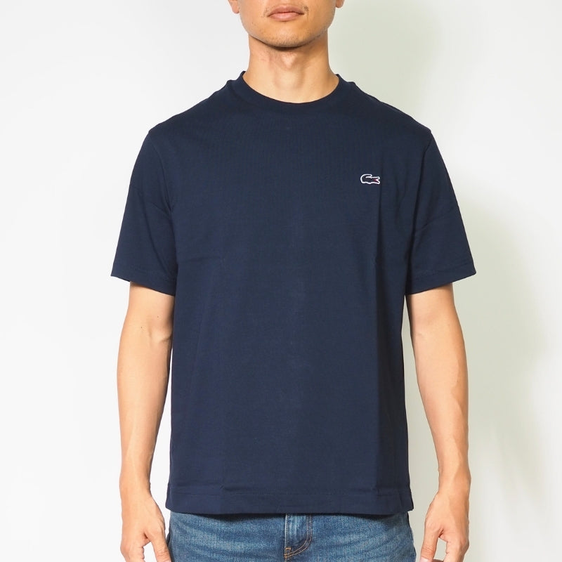 LACOSTE ラコステ Tシャツ 半袖 クルーネック ワンポイント 無地 クラシックフィット (TH5582)