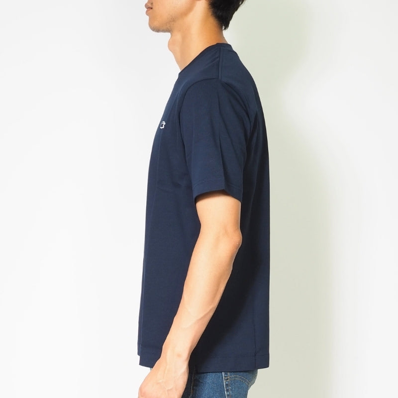 LACOSTE ラコステ Tシャツ 半袖 クルーネック ワンポイント 無地 クラシックフィット (TH5582)
