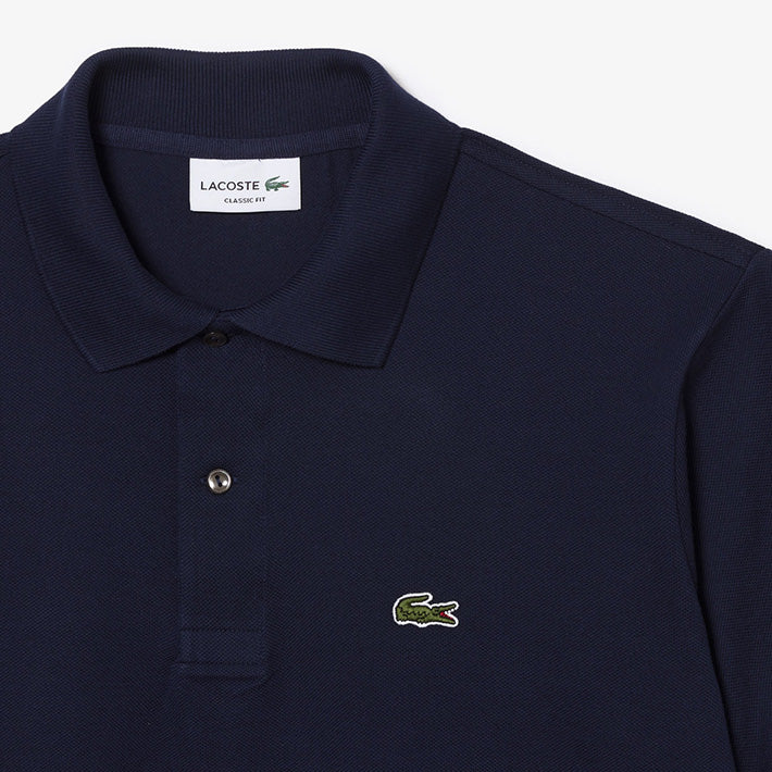 LACOSTE ラコステ ポロシャツ 半袖 鹿の子 ワンポイント クラシックフィット 日本製 (L1212LJ)