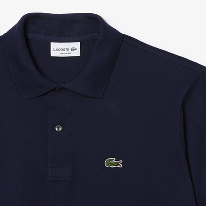 LACOSTE ラコステ ポロシャツ 半袖 鹿の子 ワンポイント クラシックフィット 日本製 (L1212LJ)
