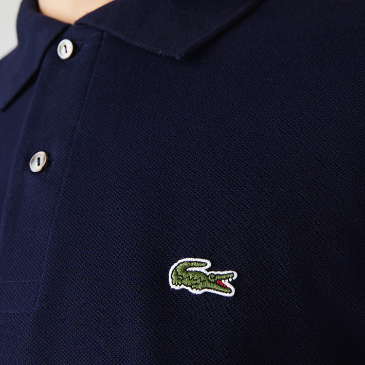 LACOSTE ラコステ ポロシャツ 半袖 鹿の子 ワンポイント クラシックフィット 日本製 (L1212LJ)