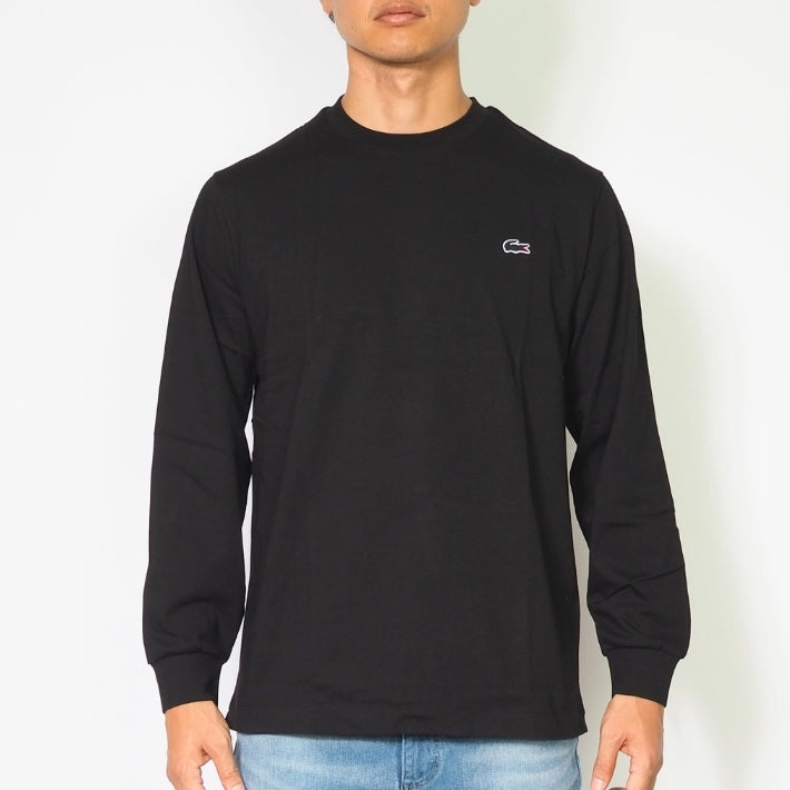 LACOSTE ラコステ ロンT 長袖 クルーネック ワンポイント 無地 クラシックフィット (TH5583)