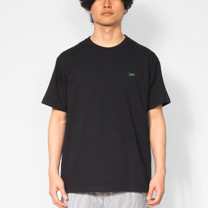 Lee リー Tシャツ 半袖 バックロゴ 刺繍 ツートーンロゴ (LT3187)