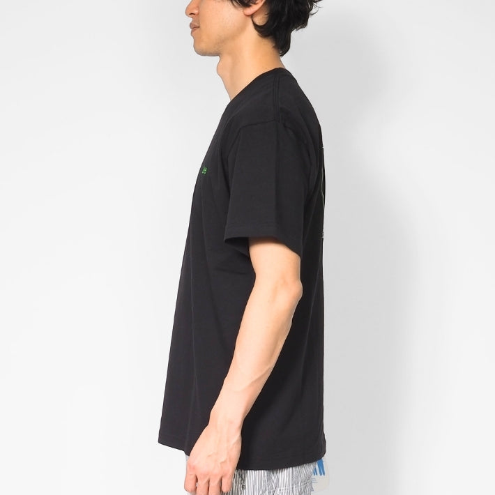 Lee リー Tシャツ 半袖 バックロゴ 刺繍 ツートーンロゴ (LT3187)