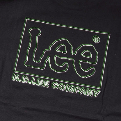 Lee リー Tシャツ 半袖 バックロゴ 刺繍 ツートーンロゴ (LT3187)