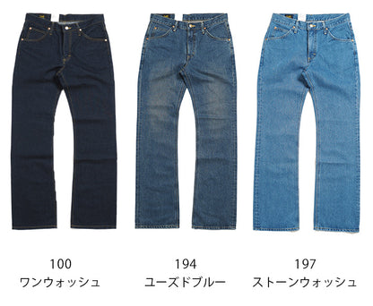 LEE リー 102 ブーツカット 股上深め 綿100% 日本製 (01020)
