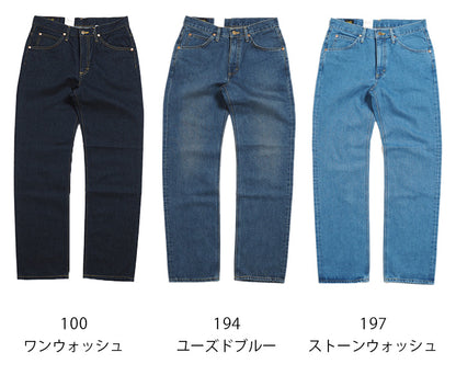 LEE リー ジーンズ デニム アメリカンスタンダード 200 フルカットストレート 股上深め 綿100% 日本製 (02000)