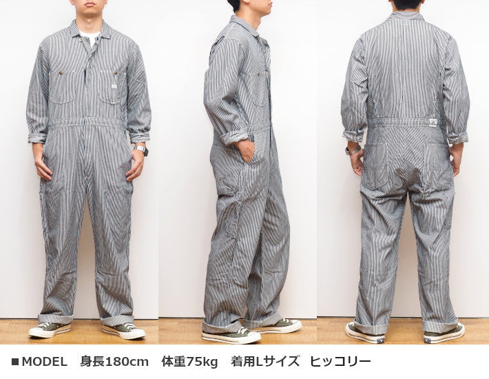 LEE リー ツナギ オールインワン UNION ALL デニム ヒッコリー ダンガリーズ (LM7213)