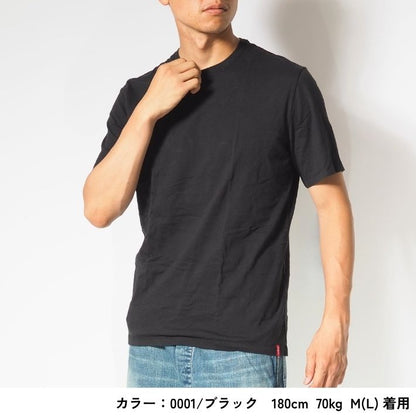 LEVIS リーバイス 2枚セット 2パックTシャツ 半袖 スリムフィット 無地 (795410000 795410001)