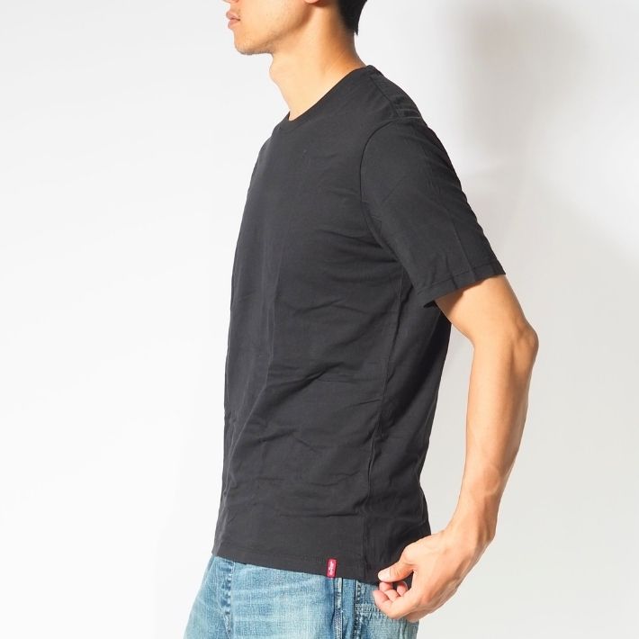 LEVIS リーバイス 2枚セット 2パックTシャツ 半袖 スリムフィット 無地 (795410000 795410001)