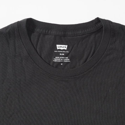 LEVIS リーバイス 2枚セット 2パックTシャツ 半袖 スリムフィット 無地 (795410000 795410001)