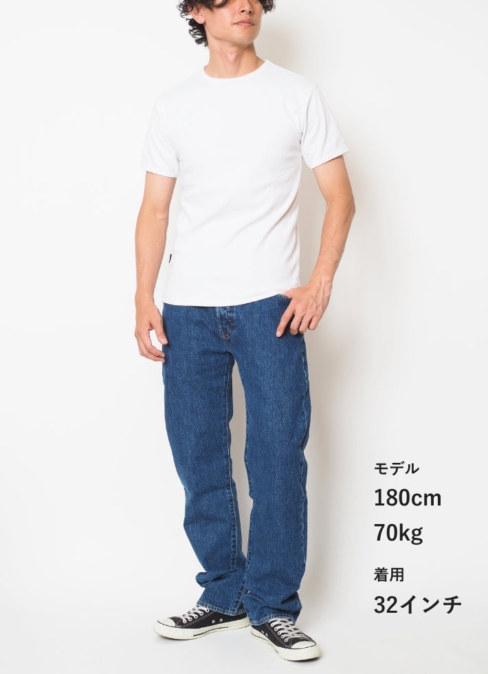 Levi's リーバイス 501 オリジナル ストレート ボタンフライ ミッドブルー (005010114)
