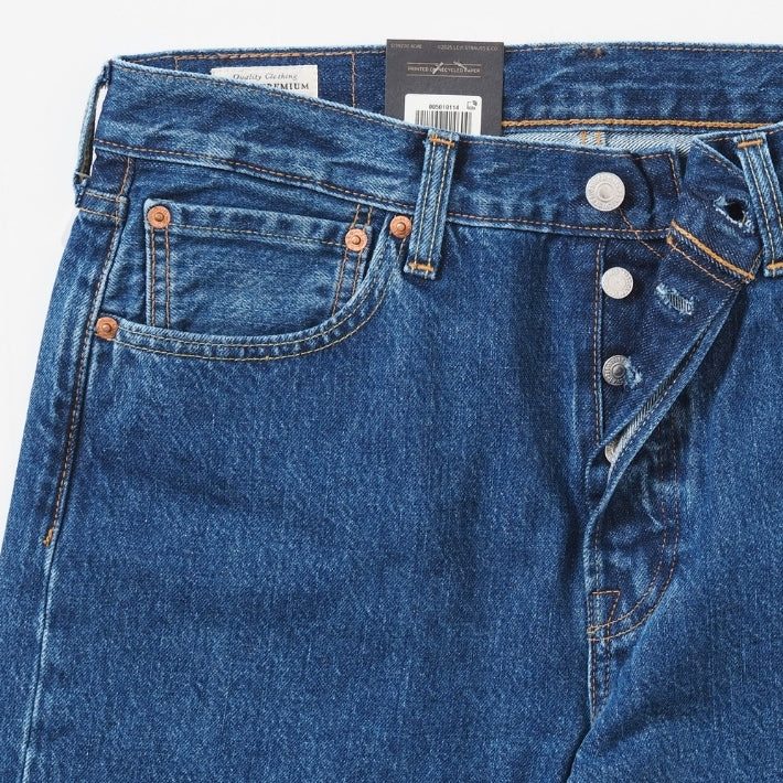 Levi's リーバイス 501 オリジナル ストレート ボタンフライ ミッドブルー (005010114)