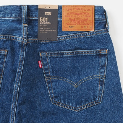 Levi's リーバイス 501 オリジナル ストレート ボタンフライ ミッドブルー (005010114)