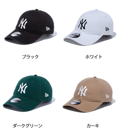 NEW ERA ニューエラ キャップ 9TWENTY NYロゴ ニューヨーク・ヤンキース 定番 帽子 (920 WASHED NEYYAN)