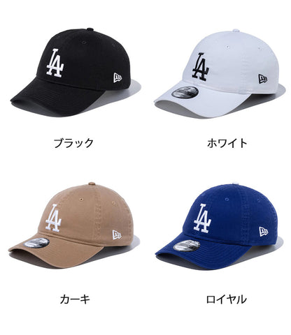 NEW ERA ニューエラ キャップ 9TWENTY LAロゴ ロサンゼルス・ドジャース 定番 帽子 (920 WASHED LOSDOD)