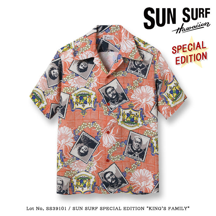 SUN SURF サンサーフ スペシャルエディション アロハシャツ 開襟シャツ 日本製 カメハメハ王家 (SS39101) メンズファッション ブランド