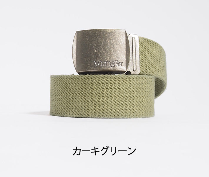 WRANGLER ラングラー ガチャベルト GIベルト キャンバス 日本製 (WR7001)