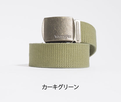 WRANGLER ラングラー ガチャベルト GIベルト キャンバス 日本製 (WR7001)