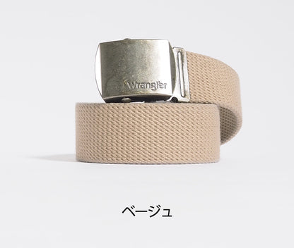 WRANGLER ラングラー ガチャベルト GIベルト キャンバス 日本製 (WR7001)
